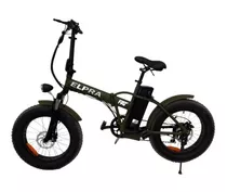 Bicicleta Eléctrica Elpra Fat Bateria De Litio 100% Plegable