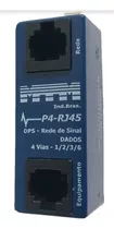 Protetor De Surto Raio Dps Mtm P4-rj45 Rede Ethernet Rj45