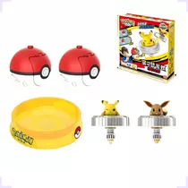 Pokémon Batalha Arena Beyblade Lançador Pokebola Pikachu