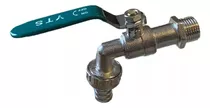 Llave Jardin Lavadero 1/2 Pulgada Metalica Grifo Agua Patio