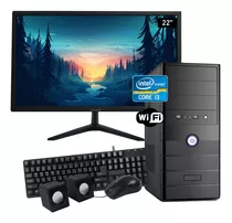 Pc Computadora Nueva Completa I3 8gb 500g Wifi + Monitor Led