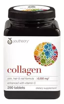 Colageno Hidrolizado Piel Cabello  Antiedad  290 Caps Eg Q2 Sabor Sin Sabor