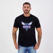 Camiseta New Era Nba Charlotte Hornets Preta