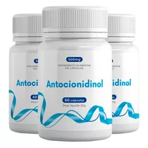 03 Antocionidinol Suplemento Alimentar 180 Cápsulas