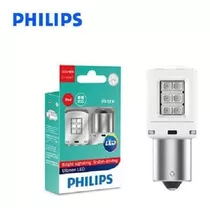 Juego De Lamparas Led Philips Ultinon P21w 12v Roja