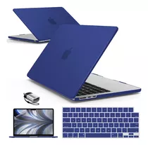 Funda Hard Case Para Macbook Air M2 13 Pulgadas Azul