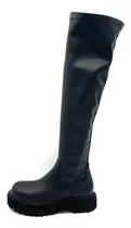  Botas Cuero Mujer Montar Caña Alta Elastizada Mdz Bertha