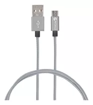 Cable Micro Usb A Usb De 1m De Largo Puntas De Metal