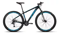Mountain Bike Gts Pro M5 Techs Aro 29 19  21v Freios De Disco Mecânico Cor Preto/azul