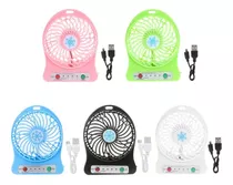 Mini Ventilador Usb Portatil Recargable 3 Veloc Pc Portable