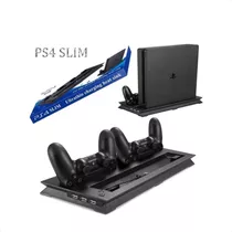 Soporte Play 4 Slim Ventilador Base Vertical Compatible Ps4 
