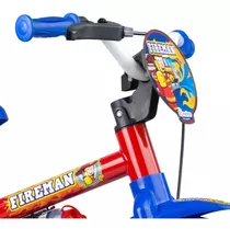 Bicicleta Infantil Aro 12 Fireman Nathor Cor Vermelho