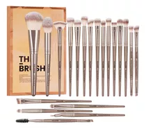 Set De Brochas De Maquillaje Profesional 20pzs