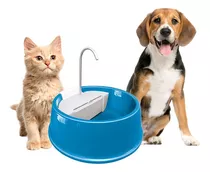 Fonte Bebedouro Gatos Cães Automático Joy Furacão Pet Bivolt Cor Azul 110v/220v