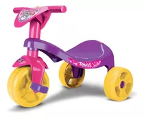 Triciclo Velotrol Princesa Motoca Velocípede Tchuco P Menina Cor Roxo/rosa