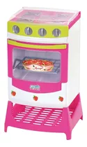 Fogão Master Chef Infantil Grande Moranguita Magic Toys Rosa