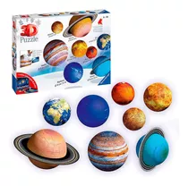 Puzzle 3d Sistema Solar - Ravensburger - Importado Grow