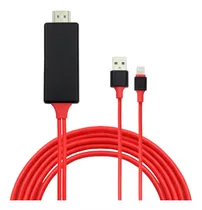 Cabo Para Espelhamento Celular Tv Lightning Hdmi Hdtv Usb 4k