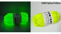 Hilo Luminoso De W In The Dark Yarns Tejido A Mano Para Bric