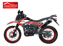 Moto Loncin Lx200gy-7 200cc Año 2023 Color Ne/ Ro 0 Km