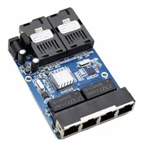 Switch Placa Rede Metro Gbic A + B + 4p Rj45 Gigabit 1000mps