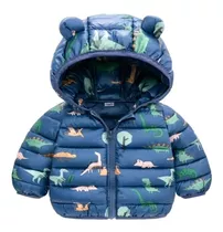 Jaqueta Puffer Capuz Infantil Criança 1 A 2 Anos Frete Grati