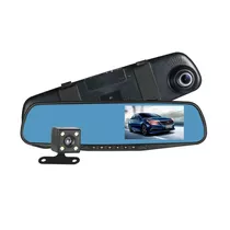 Espejo Retrovisor Dvr Pantalla 4.3 Pulgadas Y Cámara Reversa