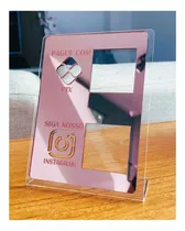 Placa Pix E Instagram Dupla Para Loja E Pagamento