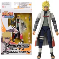 Figura Naruto Namikaze Minato Articulado Bandai Anime Héroes
