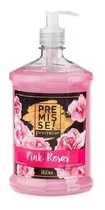 Sabonete Liquido Pink Rosas 1l Para Mãos Banho Premisse