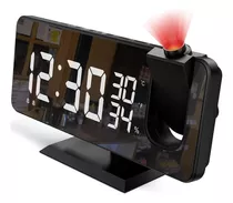 Alarma Proyector De Hora Reloj Despertador Pantalla Led