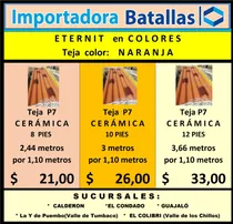 Eternit De Colores De Policarbonato Zinc Teja Tanque Gas  E1