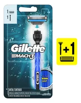 Gillette Barbeador Mach3 Acqua-grip 1 Unidad