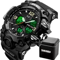 Relógio Masculino Skmei 1155b Esportivo Militar Digital Nf