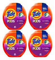 Tide Pods Detergente En Cápsulas 4 X 81 Unid