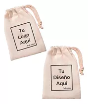 70 Bolsas Lienzo Sublimadas C/ Logo O Diseño. 15x20cm