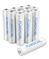 Powerowl Baterias Recargables Aaa, Baterias Triple A De Alta