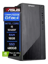 Computador Fácil Asus Intel Core I5 10400f 16gb Ssd 480gb