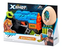 Lançador De Dardos Com Alvo Brinquedo X-shot Dino Attack 