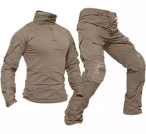 Tenida Airsoft Pantalón + Polera +proteccion Tactica