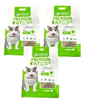 Arena Premium Aglutinante Para Gatos Aroma Manzana 24 Kilos