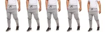 Kit 5 Calça De Moleton Masculina Saruel Skinny Sport Luxo M5