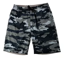 Bermuda Masculina Oakley Camuflada Reversível Preto