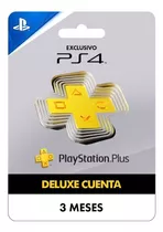 Playstation Plus Deluxe 3 Meses Ps4 | Kaisergamez