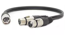 Cable  Canon Xlr Macho  A Dos Hembras Balanceado