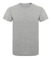 10 Remeras Corta Gris  Lisa Para Sublimar Estampar Mayorista