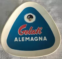 Plato Italiano - Gelati Alemagna - Plastico Rigido