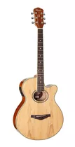 Violão Hofma Mini Jumbo Elétrico Hmf 249 Nt Natural Cutway