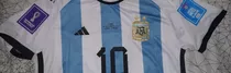 Camiseta Selección Argentina Final Vs Francia Mundial 2022