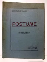 Luiggi Danielle Piaggio - Postume (1920) Italiano